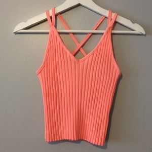 NW Neon Orange Cropped Top